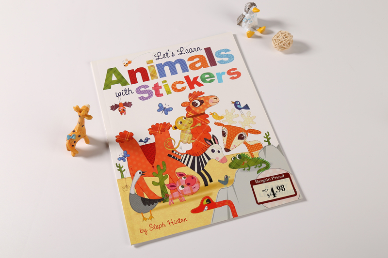 书刊印刷-animals stickers